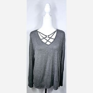1XL Grey Longsleeve Top